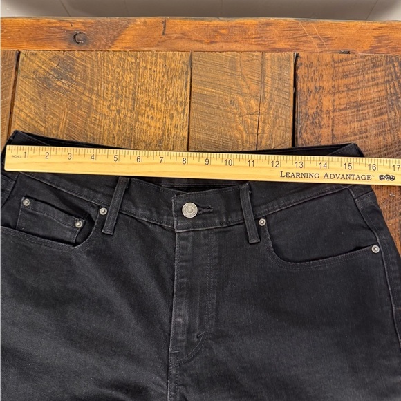 Levi’s Women’s 505 Straight Black Jeans Size 10 W30 L32 Classic Fit - Picture 6 of 11